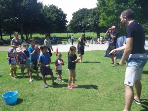 Water balloon toss 1