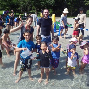 Water games in the Park