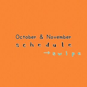 10・11月カレンダー